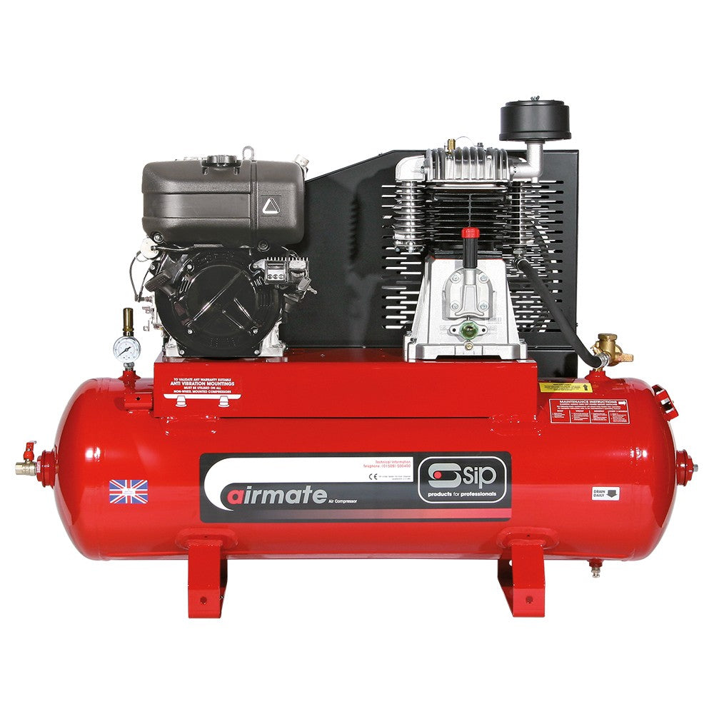 Sip 02027 Airmate Industrial Super 740/110Dle Diesel Compressor E/Start