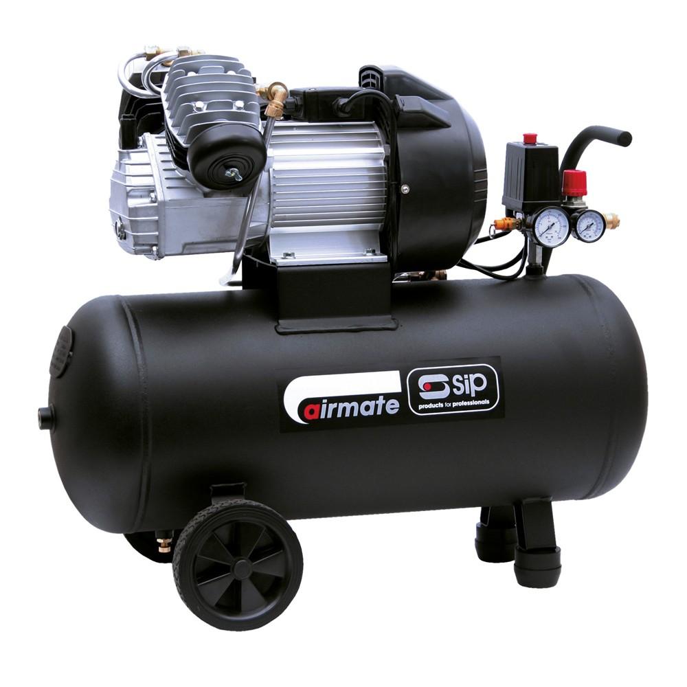 SIP 06242 Airmate Tn 3/50-D Oil Lubricated Air Compressor 14 Cfm - MPA Spares