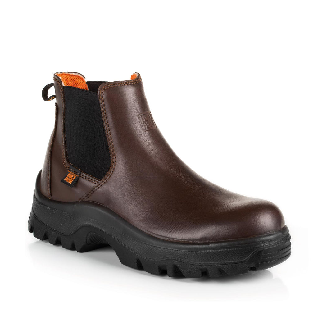 No Risk New Denver - Steel Toe Cap - Steel Midsole - Leather Dealer Safety Boot