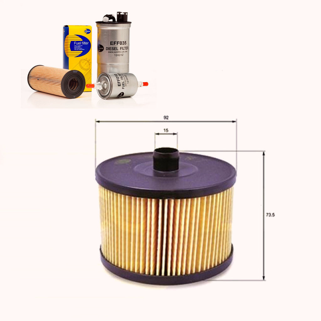 Comline Eff132 Fuel Filter Ford Focus Cmax Smax, Peugeot 307 407 Expert - Kx201D