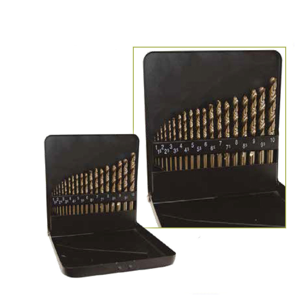 Jefferson M35 19 Piece Drill Bit Set - 1mm -> 10mm