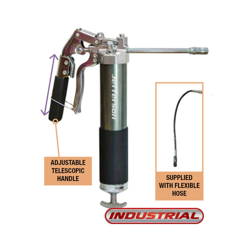 Jefferson Multi-Functional Grease Gun with Telescopic Handle