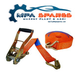 Ratchet Straps; Various Sizes 50mm X 8Mtr; 50mm X 10Mtr; 50mm X 12Mtr - MPA Spares