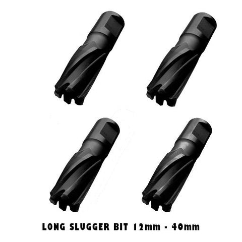 50mm Depth Black Cut Magnetic Slugger Drill Bits 12 - 40mm Diameter - Jefferson Tool Shop