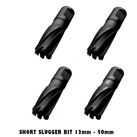 25mm Depth Black Cut Magnetic Slugger Drill Bits 12 - 50mm Diameter - Jefferson Tool Shop