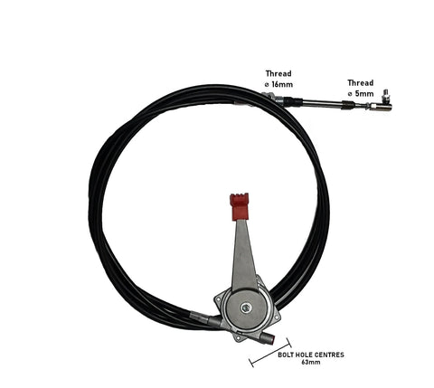 10M Throttle Cable Assembly - Suits Machines Under 10 Ton