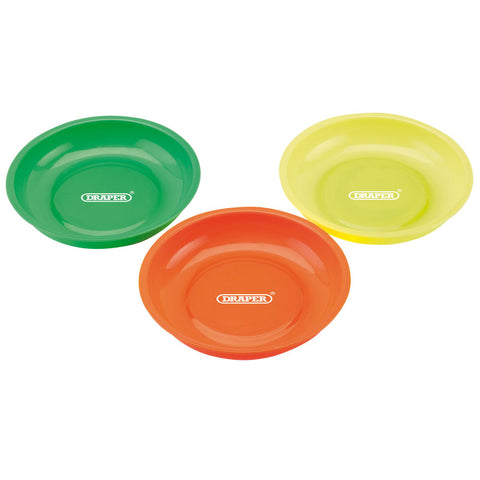 Draper 150mm Magnetic Parts Bowl Set (3 Piece) Impact Resistant Plastic