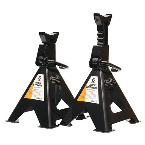 Sip 03641 Pair Of 6 Ton Jack Stand Car Van Truck