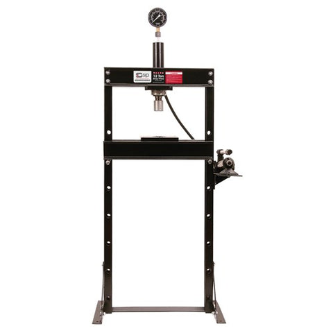 SIP 03651 12 Ton Steel Floor Press With Adjustable Workbed