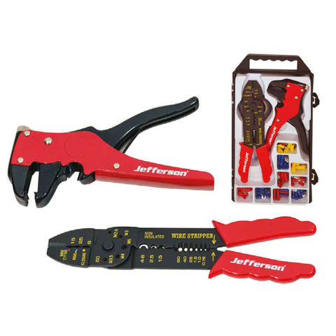 Jefferson 102 Pc Crimping Tool Set Inc. 2 Crimping Tools, Tape & Terminals