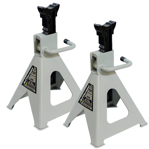 Jefferson Pair of 12 Tonne Jack Stands - 500mm -> 770mm - Car Van Truck 4 X4