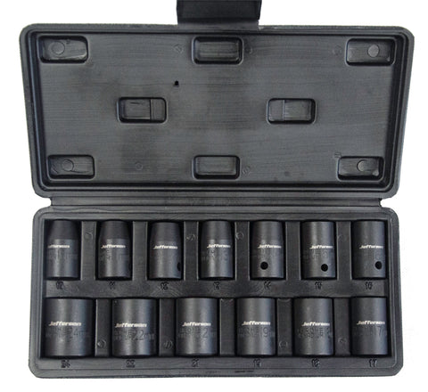 Jefferson 13 Piece 1/2" Impact Socket Set