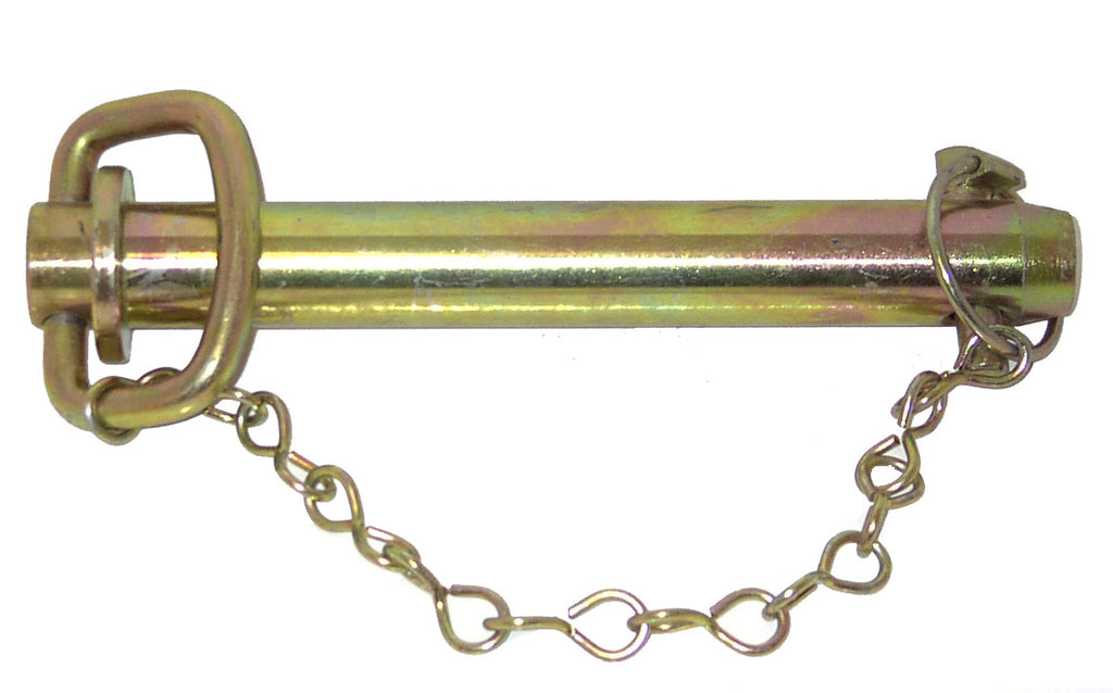1 1/4" X 6" Towing Pin With Linch Pin & Chain Tractor Trailer Drop Handle
