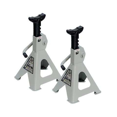 Jefferson Pair of 2 Tonne Jack Stands - 277mm -> 435mm - Car Van Truck 4X4