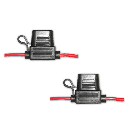 2 X High Quality Splash Proof Fuse Holders For 30 Amp Blade Fuses