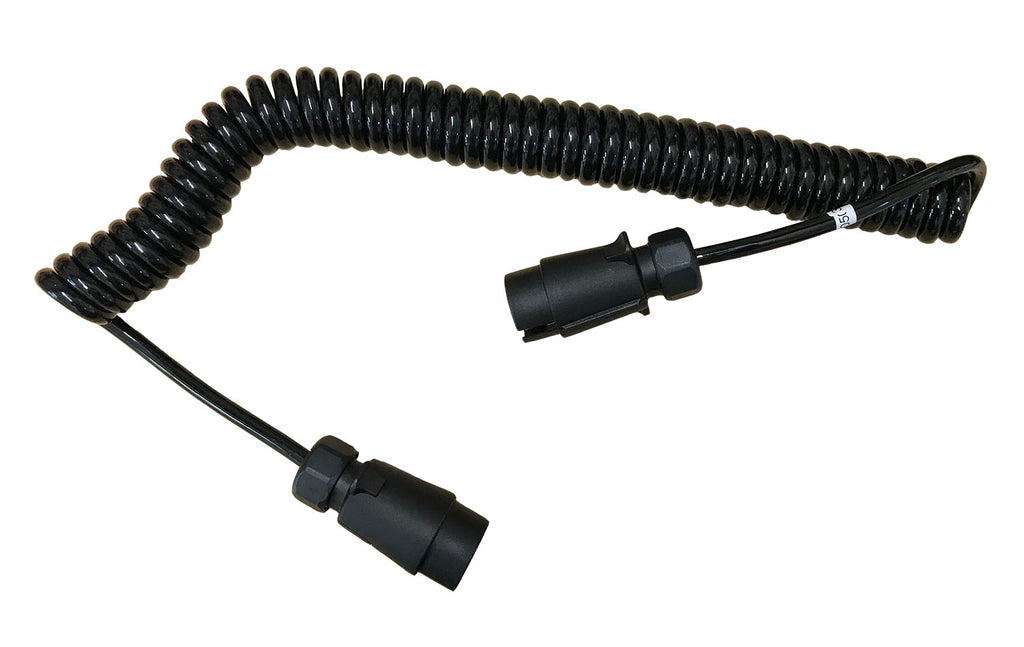 7 Pin Male/Male Plug 4.5 Metre Extender Cable Lead - Trailer Caravan Light Power