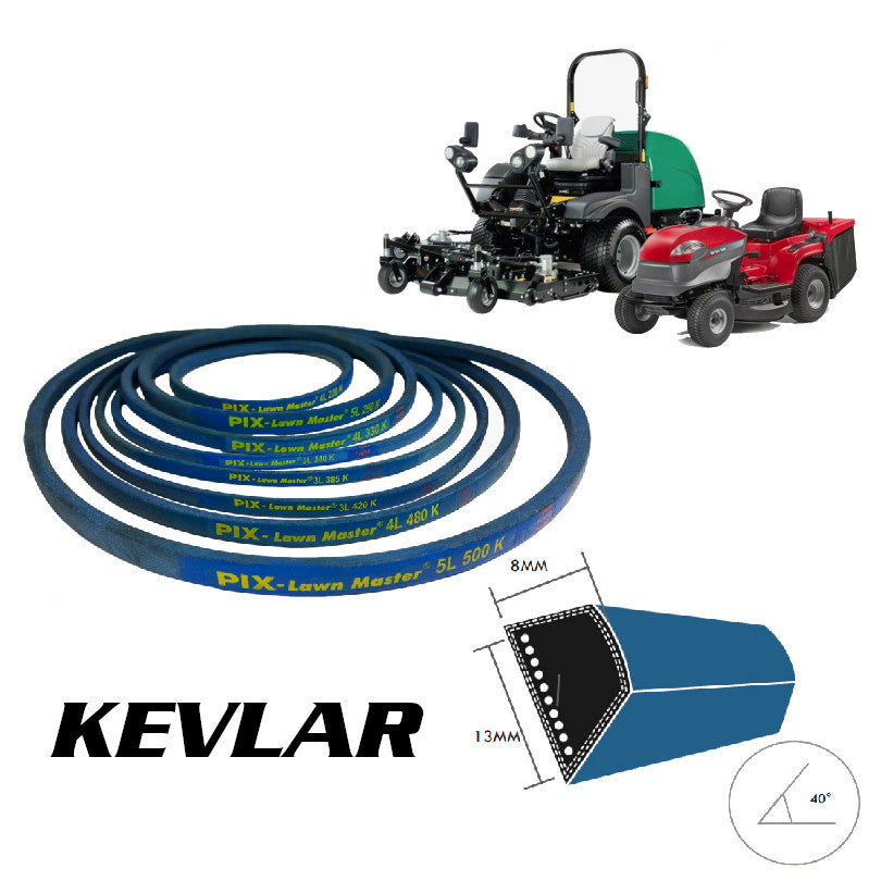 4L460K-A44 Performance Agri/garden Lawn Mower V-Belt with Aramid Fiber