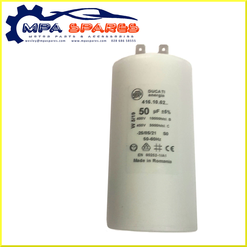 SIP 54483 50μF Motor Capacitor for SIP 06595/96 - MPA Spares