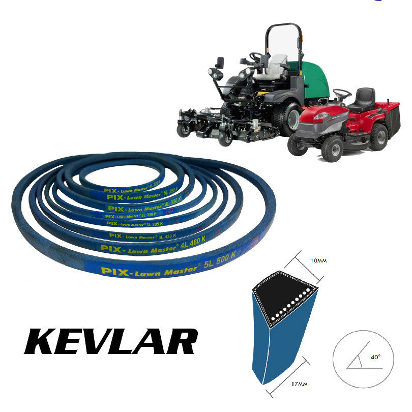 5L370K-B34 Performance Agri/Garden Lawn Mower V-Belt with Aramid Fiber