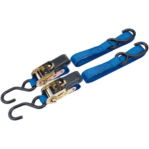 Draper 60964 250Kg 2 Piece Ratchet Tie Down Strap Set - 3.5M