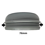 Set Of 4 76mm Push In Grey Hub Cap Grease Dust Trailer Covers Ifor Williams