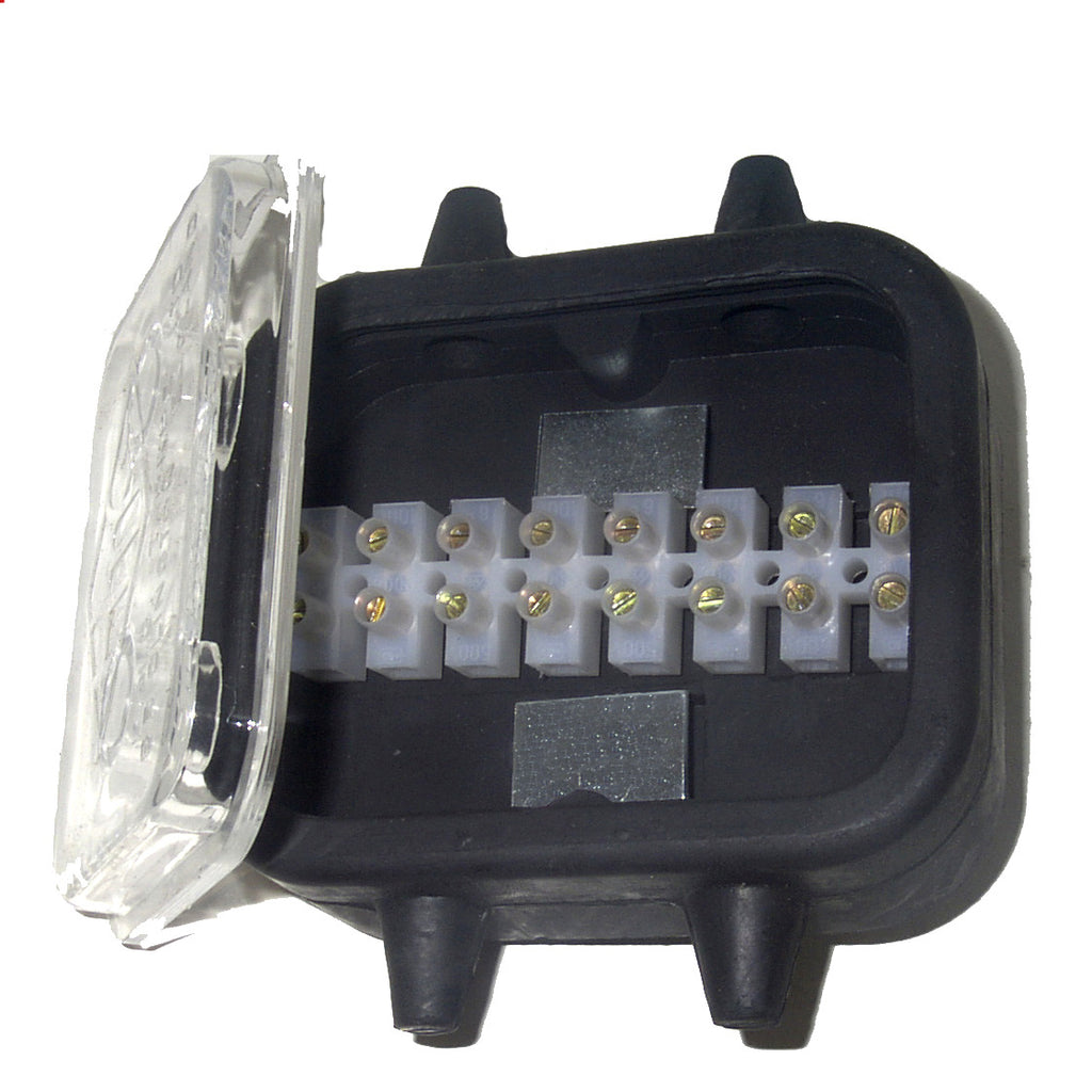 Britax Type 8 Way Junction Box Ifor Williams - 16 Screw Connectors - 870
