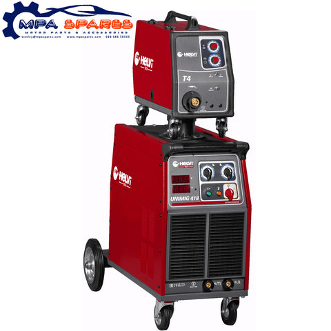 Helvi Unimig 418 MIG Welder, Feed Unit & Air Cooled Interconnections - MPA Spares