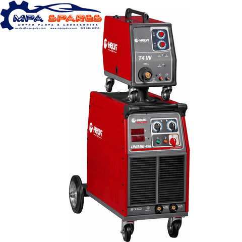 Helvi Unimig 498 MIG Welder, Feed Unit & Air Cooled Interconnections - MPA Spares