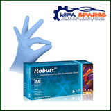 Pack Of 100 X-Large Aurelia Robust Nitrile Powder Free Blue Disposable Gloves - MPA Spares