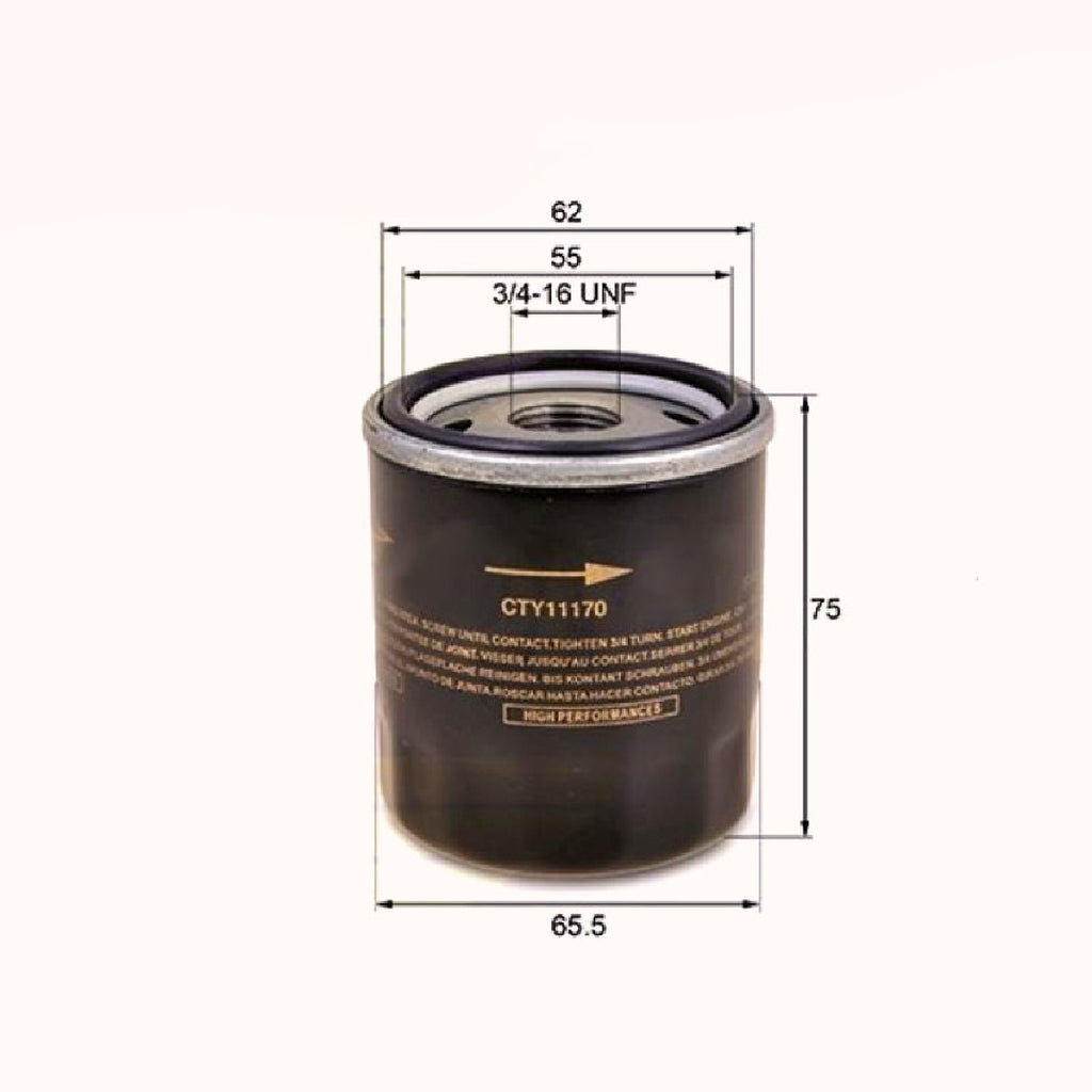 Comline Cty11170 Oil Filter Toyota Avensis Corolla Yaris Carina - Adt32109