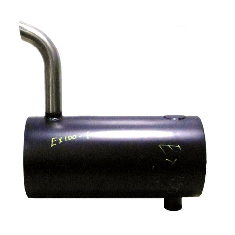 Hitachi Ex100-1 Exhaust - Silencer Box/Muffler With Stainless Steel Outlet Pipe