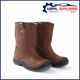 Xpert Invincible Steel Toe Cap Rigger Boot Leather Water Resistant (Brown) - MPA Spares