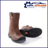 Xpert Invincible Steel Toe Cap Rigger Boot Leather Water Resistant (Brown) - MPA Spares