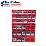 2275 PIECE NUTS & BOLTS VARIETY PACK WITH STORAGE BOXES - M6, M8, M10, M12 - MPA Spares