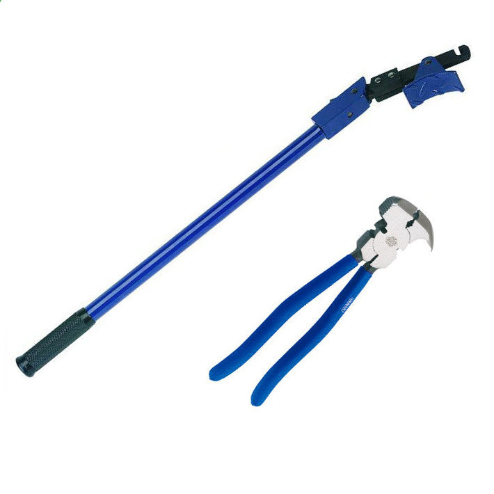 Wire Tensioner With Deluxe Fencing Pliers
