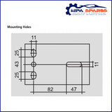 Maypole MP7976 Heavy Duty Handwinch with Hand Brake 1100 Kg / 2500 lb - MPA Spares