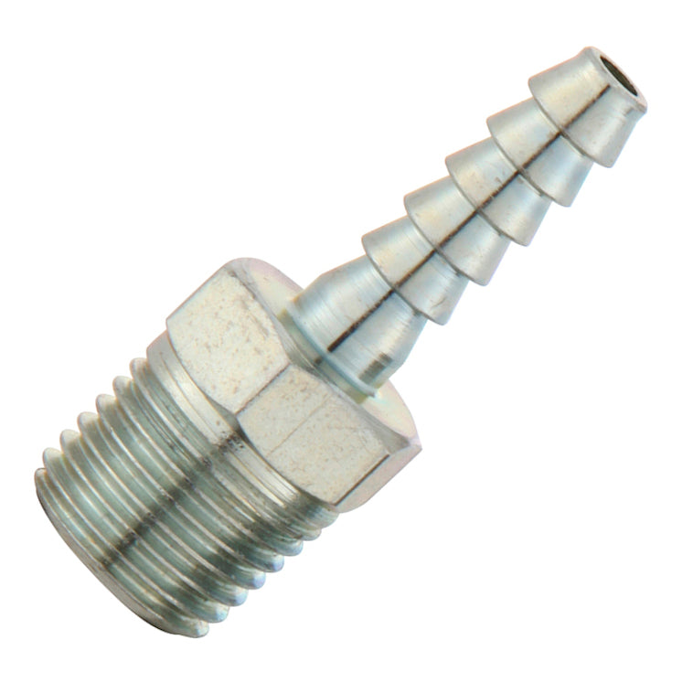 PCL Hose Tail Adaptor Male R3/8 Thread with Int Hose Diameter 12.7 mm ~ 1/2 in
