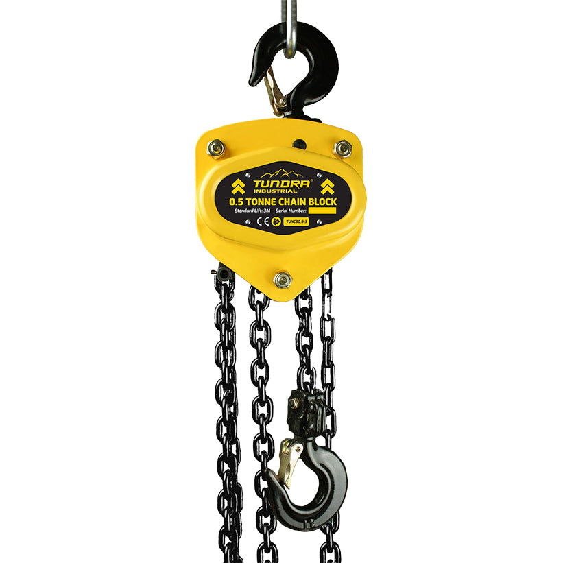Jefferson Tundra Chain Block - 3.0 Tonne Capacity with 3 Metre Lift