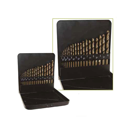 Jefferson M35 19 Piece Drill Bit Set - 1mm -> 10mm