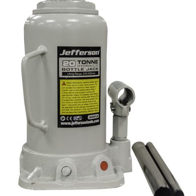 Jefferson 20 Tonne Hydraulic Bottle Jack - 242mm -> 452mm
