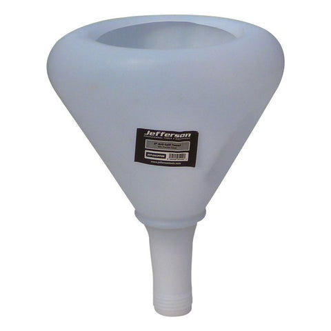 Jefferson 9" Anti-Spill Funnel with Curved Ends - Petrol/Diesel/Oil