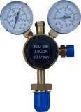 Jefferson Single Stage, 2 Gauge Argon Regulator - 3/8" BSP