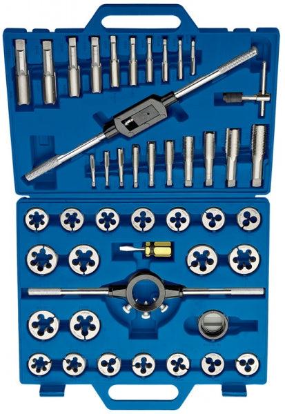 Jefferson 45 Piece Metric Tap & Die Set with Carry Case