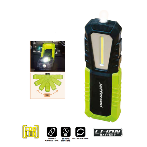 Jefferson 420 Lumens Rechargeable COB LED Inspection Lamp