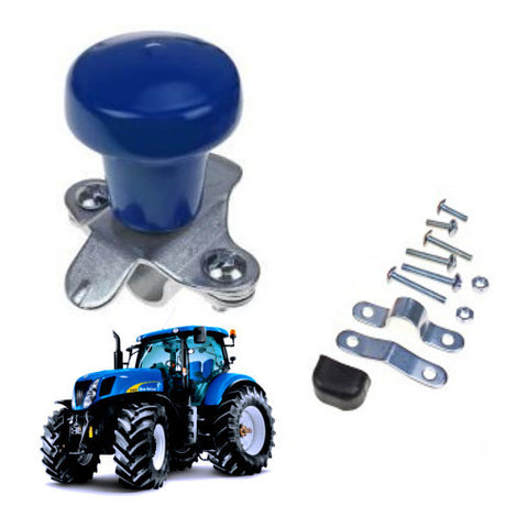 New Holland Wheel Spinner Knob - With Bearing Insert & Fitting Kit - Tractor