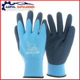 Prodry Latex Work Safety Gloves - Roughened Latex Palm, Nylon Liner - MPA Spares