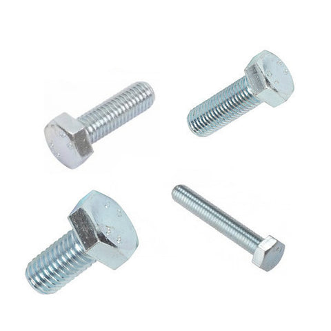 M20 Hexagonal Set Screw - Full Thread Bolt 40mm - 100mm 8.8 Ht Metric Bzp Steel