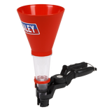 Sealey Universal 2 Piece Oil Funnel - Transparent Lower Chamber
