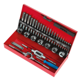 Sealey 32 Pc Tap & Die Set Metric M3-M12 - Steel Alloy Thread Repair Set