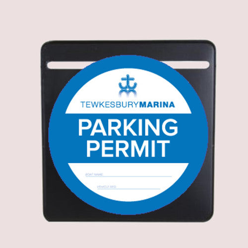 Single Plain Black Car Parking Permit Tax Disc Holder License Holder